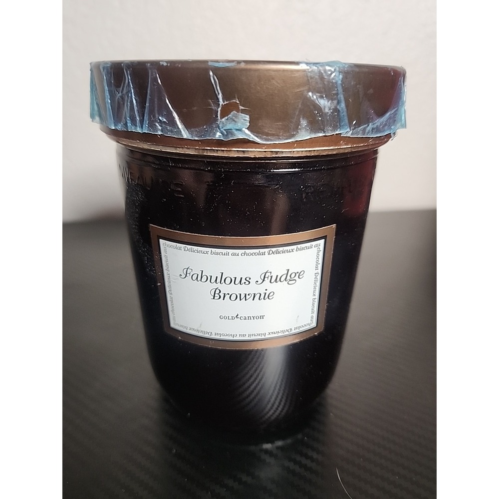New Gold Canyon Candle Large 19oz "Fabulous Fudge Brownie" Rare OOP